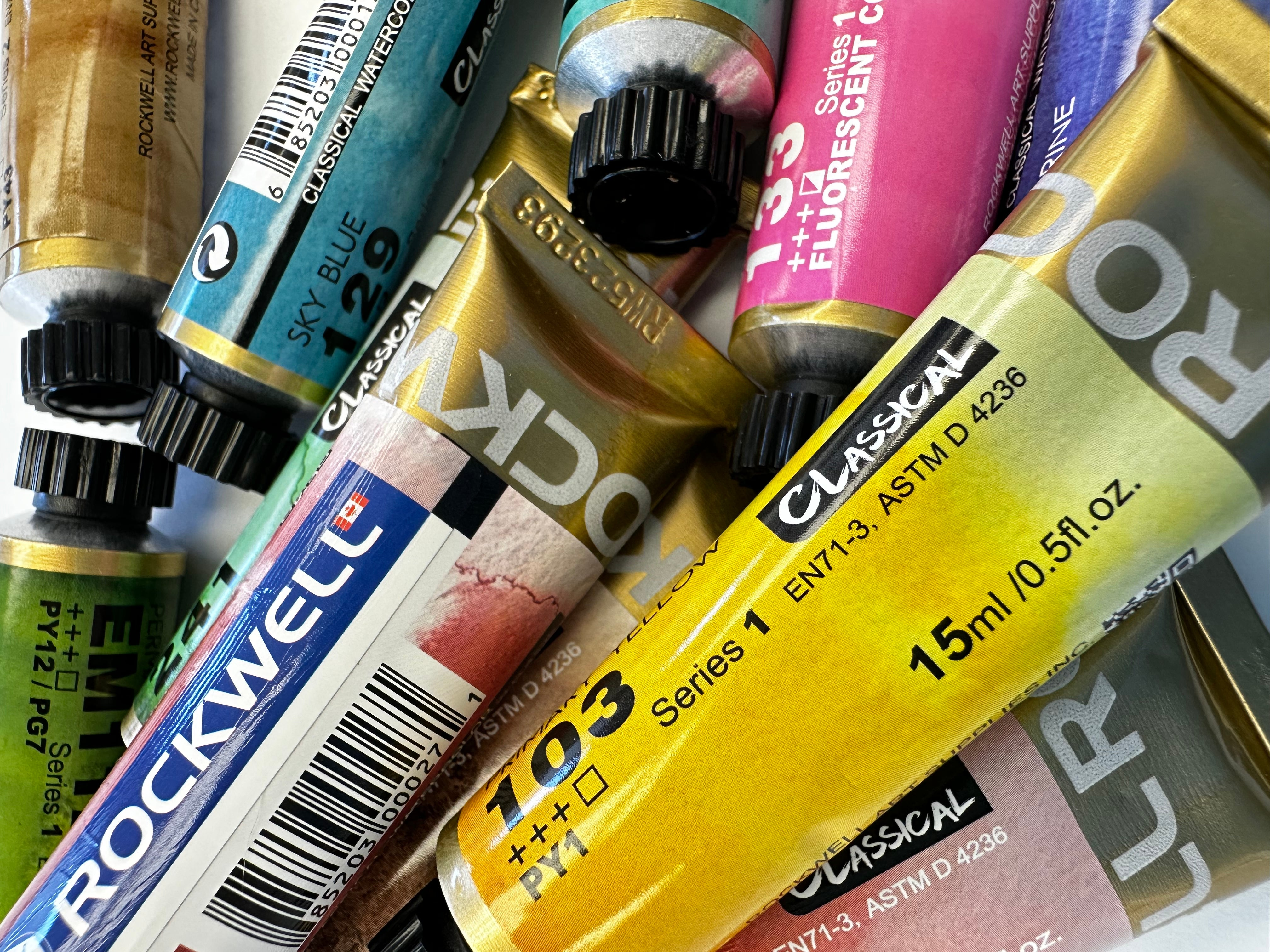 Watercolor Tubes Collection – RockWell Art Supplies Inc.