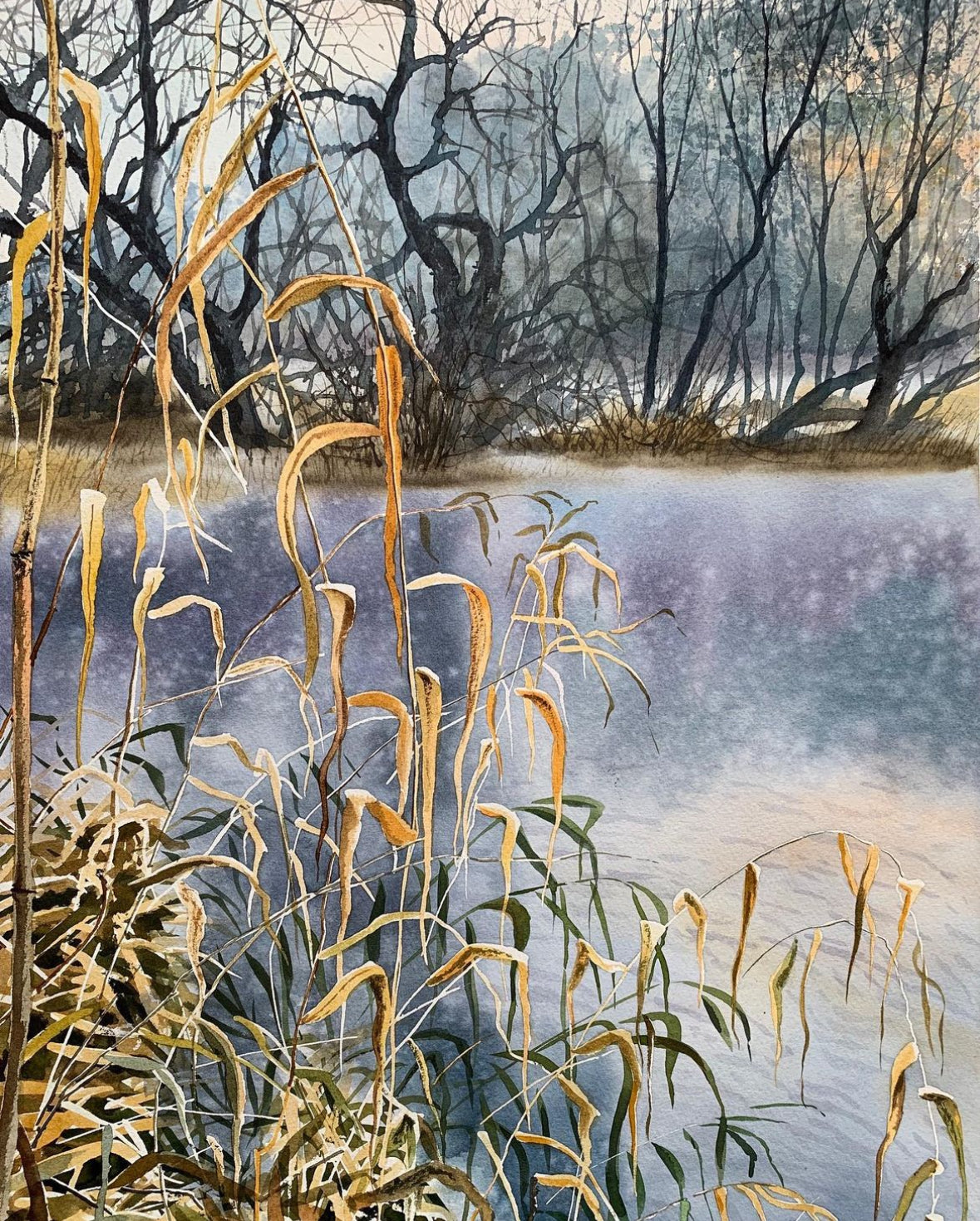 Igor_Dubovoy__First_frost_38x56cm.jpg