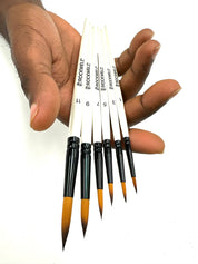 White Bear 6-in-1 Watercolor Brush Set