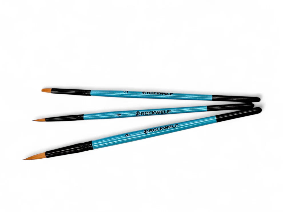 Rock Blue 3-in-1 Brush Set