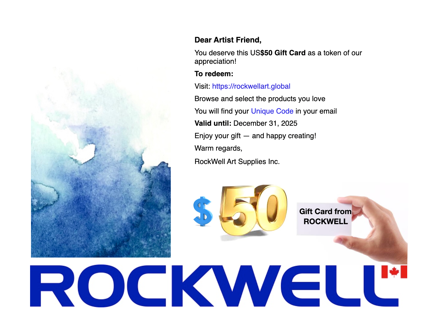 Rockwell Art E-Gift Cards
