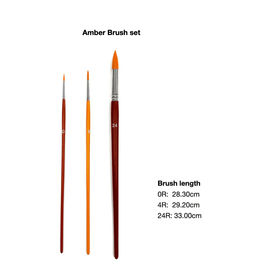 Amber Brush Set