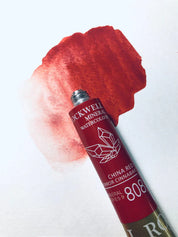 China Red Mirror Cinnabar Watercolor Tube