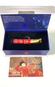 China Red Mirror Cinnabar Watercolor Tube