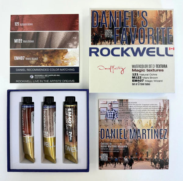 Daniel Set 3 – Textura Set - 3 Watercolor Tubes