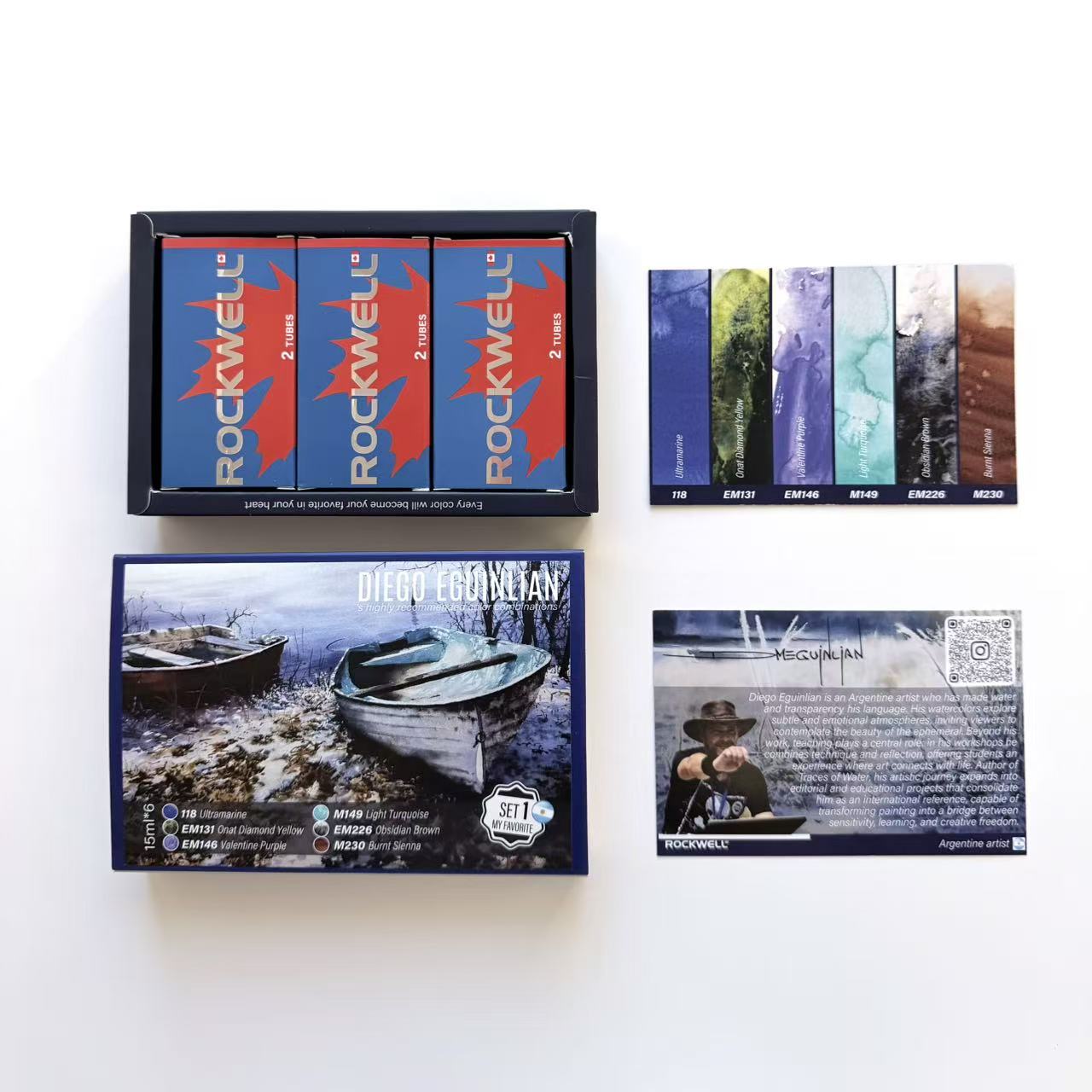 Lorraine Set 1 – Vibrant Souls Set - 3 Watercolor Tubes