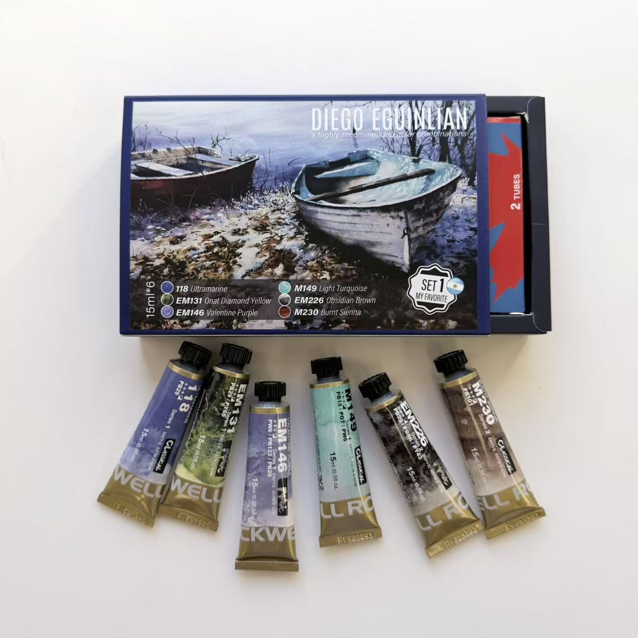 Lorraine Set 1 – Vibrant Souls Set - 3 Watercolor Tubes