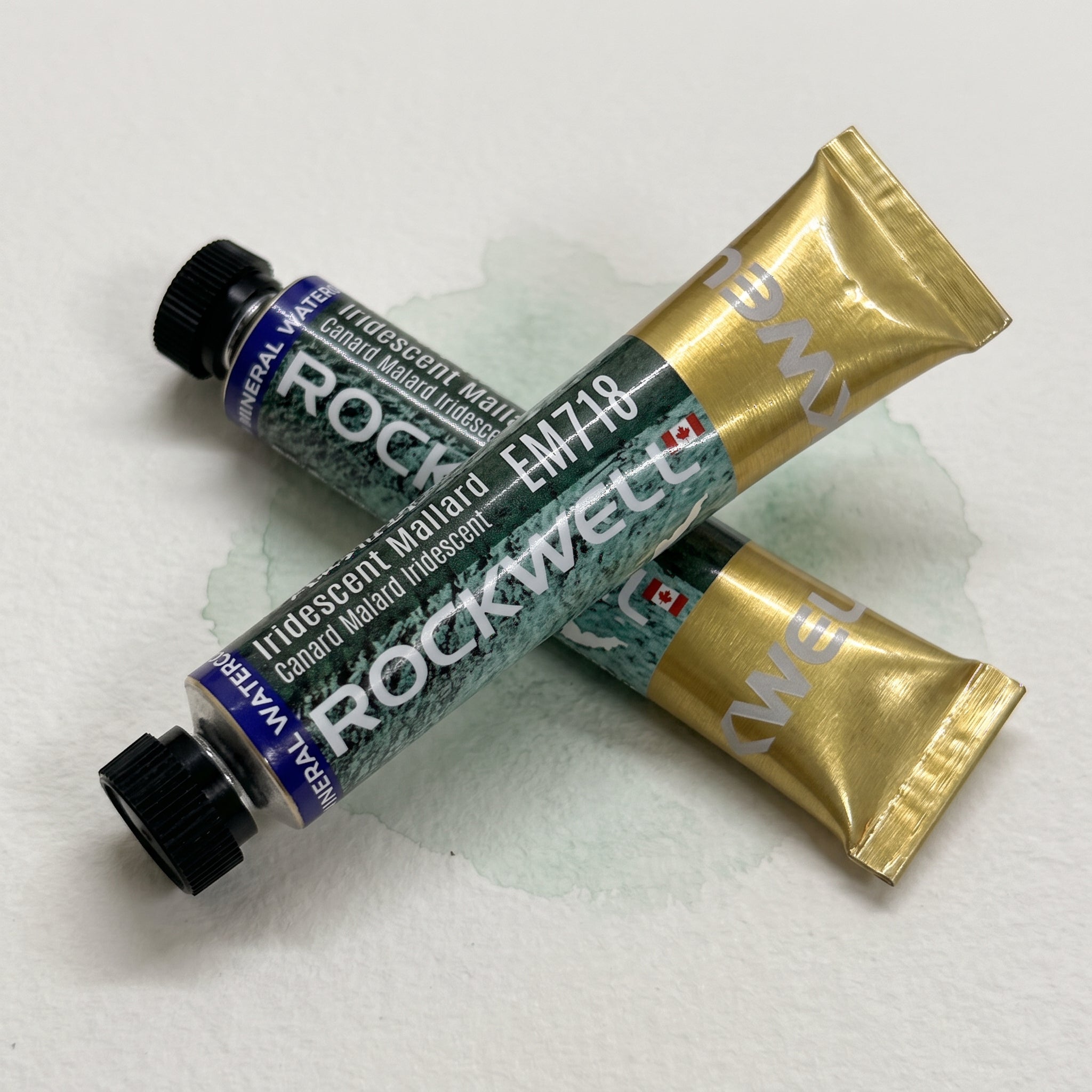 Iridescent Mallard Watercolor Tube