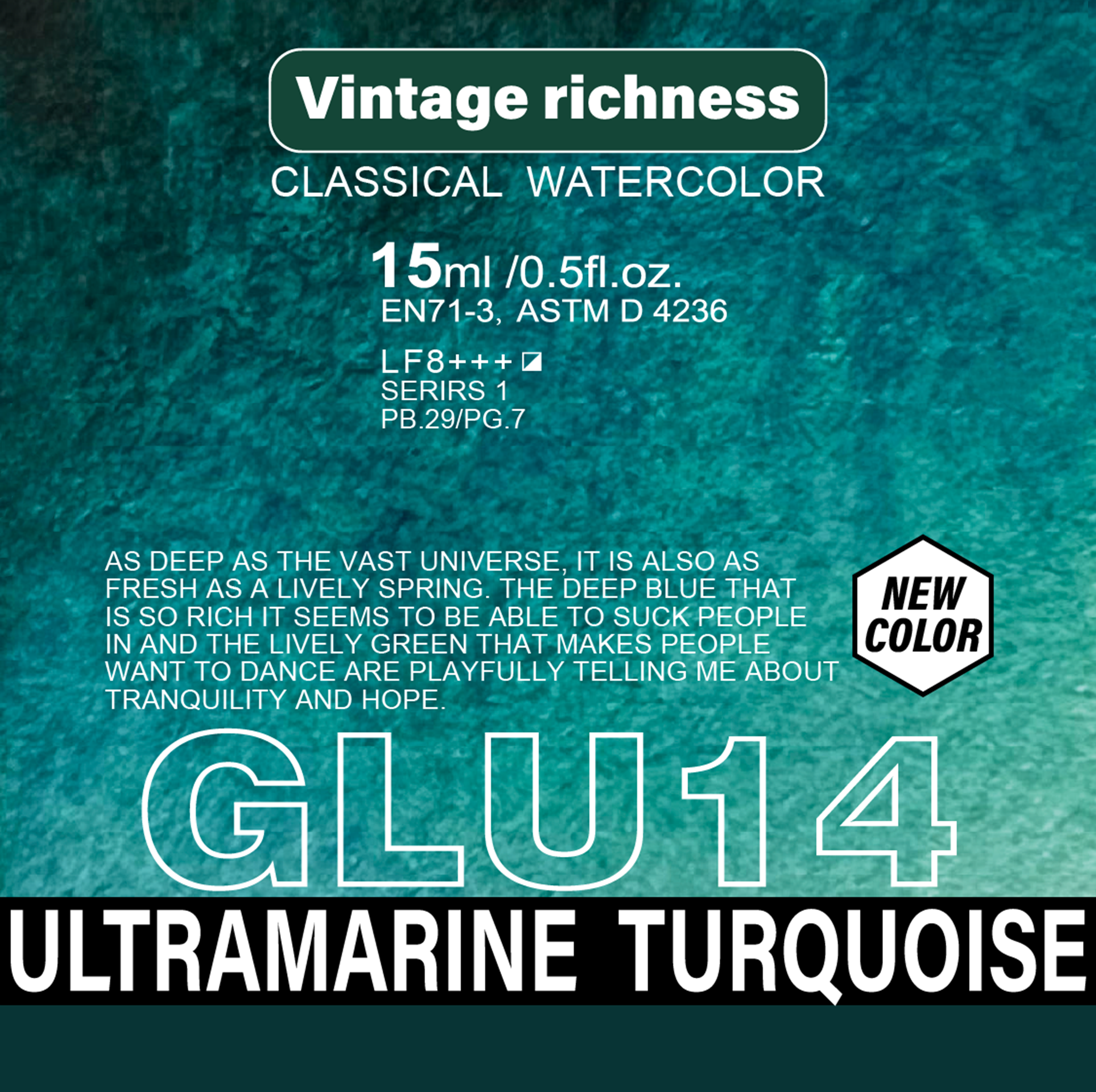 GLU14 Ultramarine Turquoise 15ml