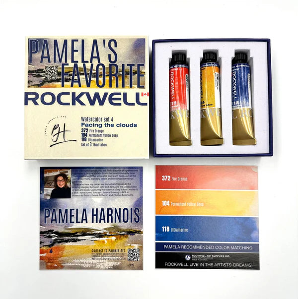 Pamela Set 4 – Facing the Clouds Set - 3 Watercolor Tubes