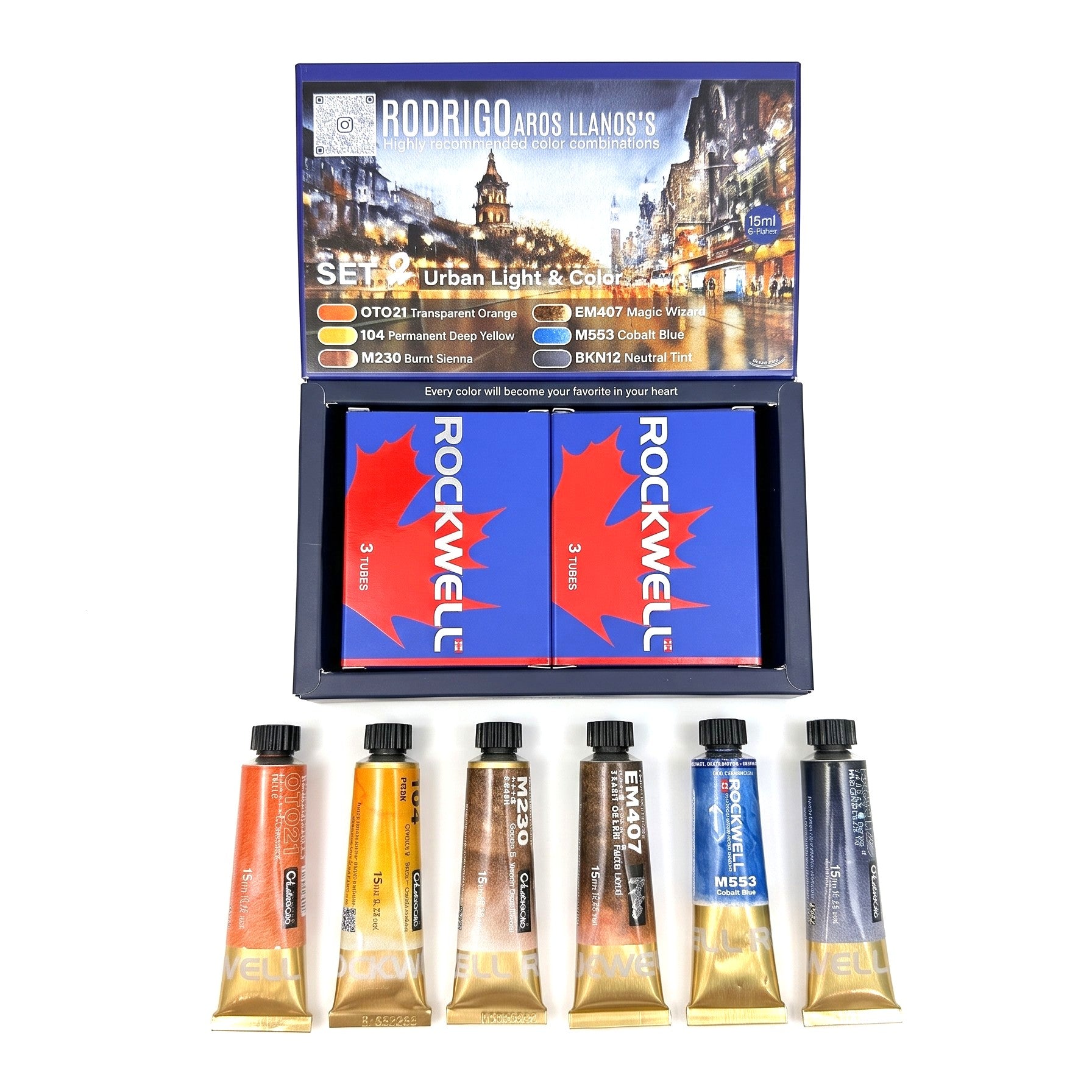 Lorraine Set 1 – Vibrant Souls Set - 3 Watercolor Tubes