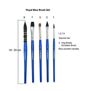 Rock Blue 3-in-1 Watercolor Brush Set