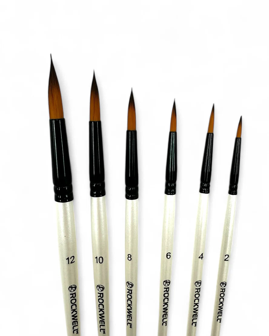 White Bear 6-in-1 Watercolor Brush Set