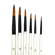 White Bear 6-in-1 Watercolor Brush Set