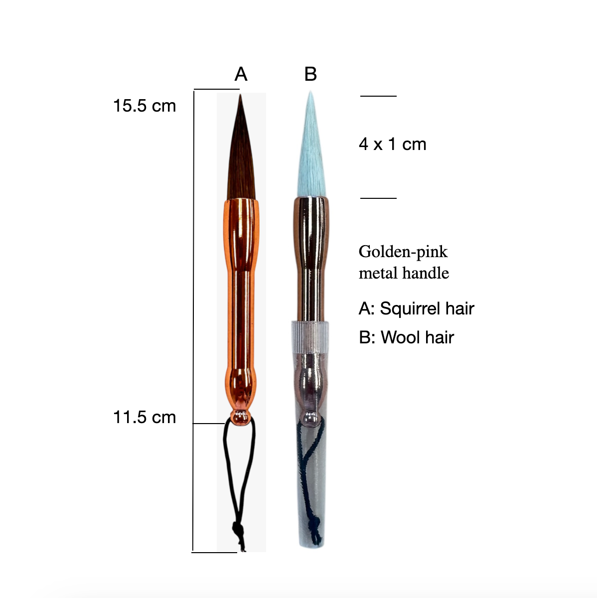 Rock Blue 3-in-1 Watercolor Brush Set