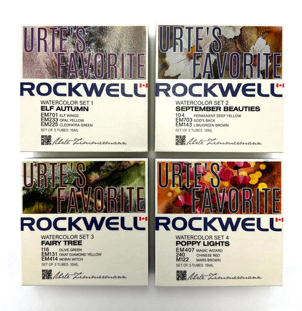 Urte Set 2 – September Beauties Set - 3 Watercolor Tubes