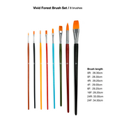 Vivid Forest Brush Set